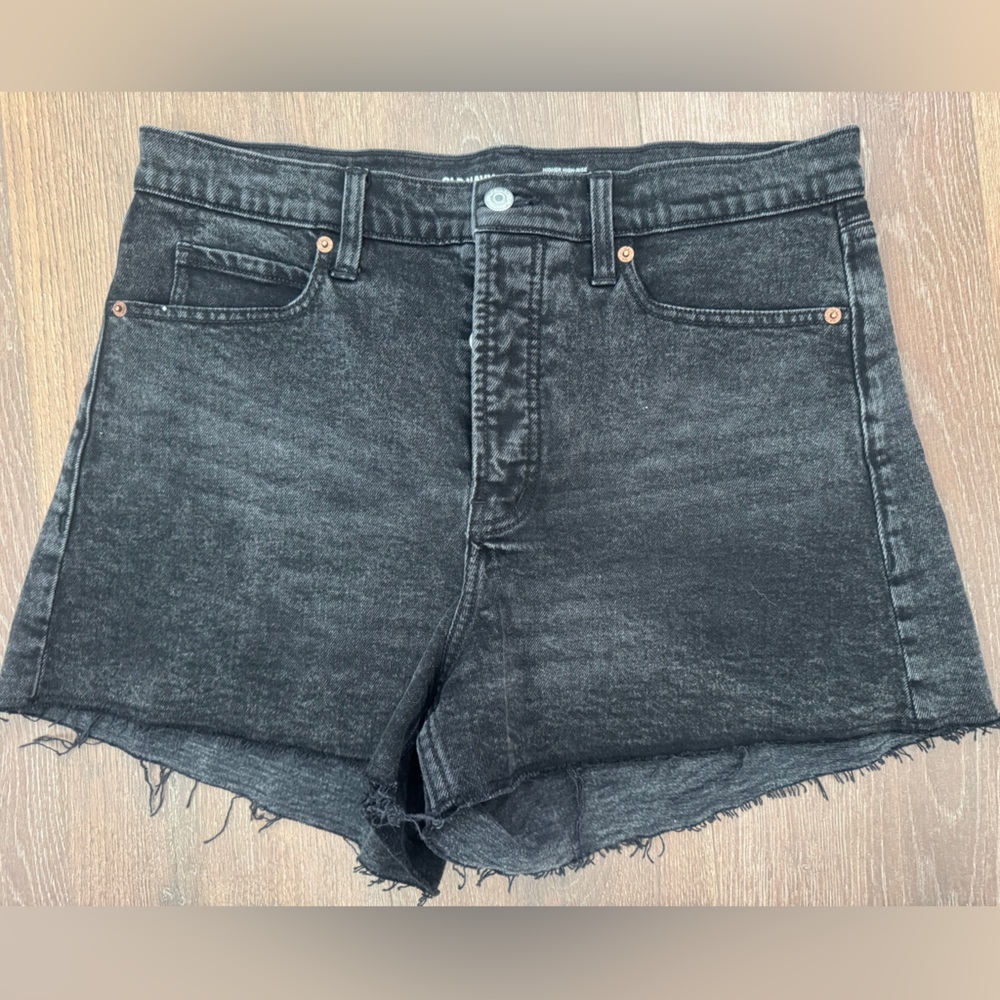Old Navy Black Denim Women Shorts